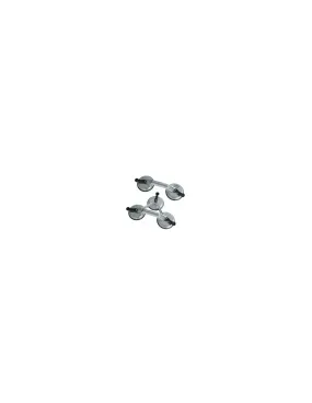Ventouse aluminium 2 tetes 110kgfaisucpad2p-